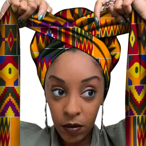 African printed hair accessories - 19color