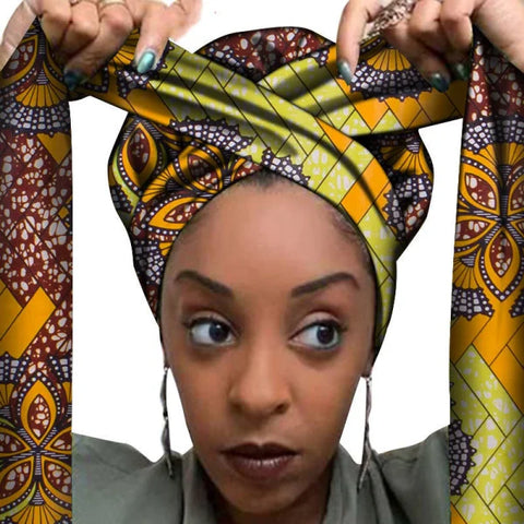African printed hair accessories - 1color