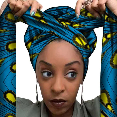African printed hair accessories - 4color
