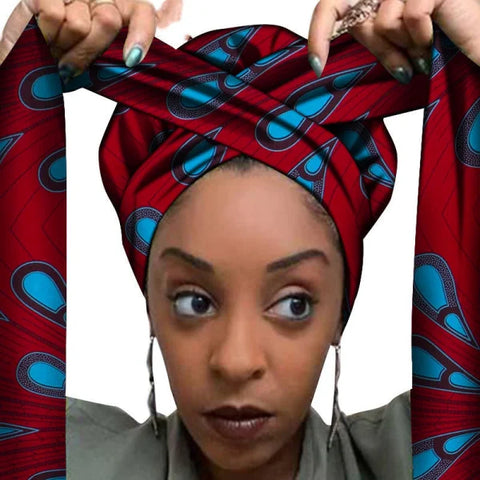 African printed hair accessories - 7color