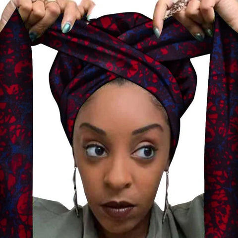 African printed hair accessories - 9color