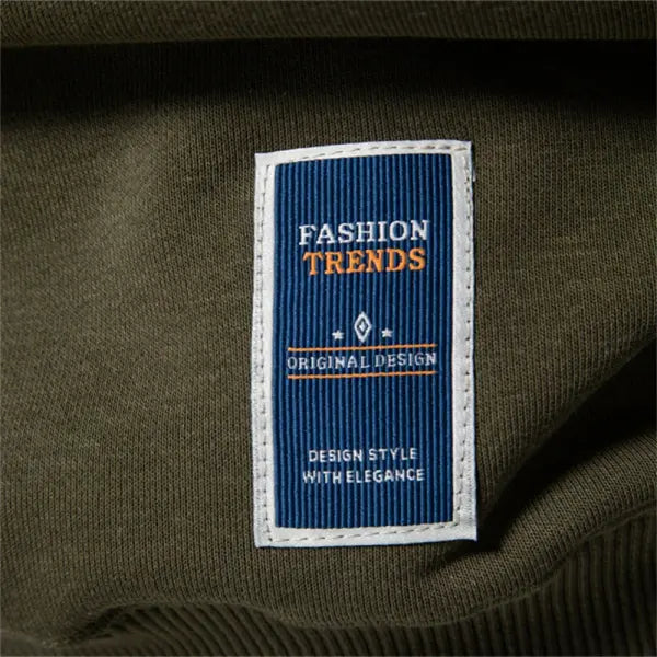 Aiopeson cotton blend crew neck solid color sweatshirt for winter warmth