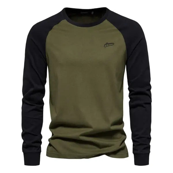 Cotton long sleeve t-shirt casual spring apparel