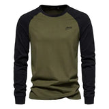 Cotton long sleeve t-shirt casual spring apparel