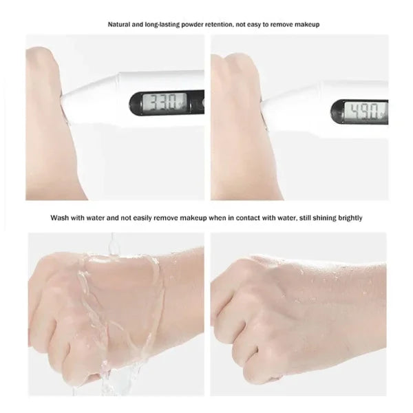 Air Cushion BB Cream with Butterfly Puff – Moisturizing, Concealer, Whitening & Oil-Control Foundation - Himpall