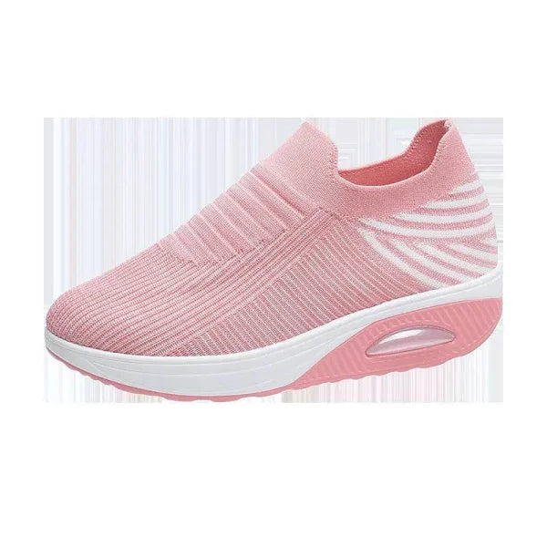 Air Cushion Shoes - Women’s Stylish Breathable Fashion Flats - Pink / Size35