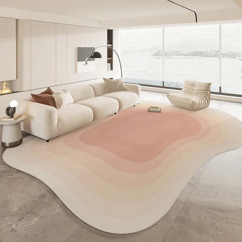 Alien Cream Style Rug - Premium Minimalist Decor for Living Room & Bedroom - CQR120 / 120X160CM (3.9X5.3FT