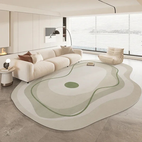 Alien Cream Style Rug - Premium Minimalist Decor for Living Room & Bedroom - CQR122 / 120X160CM (3.9X5.3FT