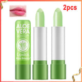 Aloe Vera Color-Changing Lipstick Long-Lasting Moisturizing Temperature-Activated Lip Balm Fade-Resistant Nourishing