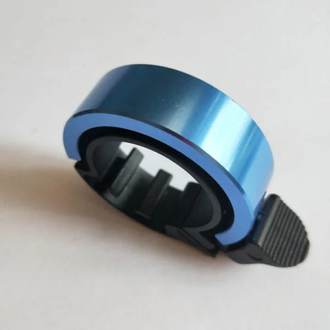 Aluminum Alloy Bicycle Bell for Children and Adults Universal Bike Horn - L Blue