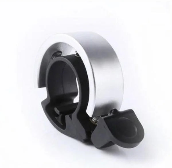 Aluminum Alloy Bicycle Bell for Children and Adults Universal Bike Horn - L Silver