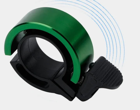 Aluminum Alloy Bicycle Bell for Children and Adults Universal Bike Horn - S Green