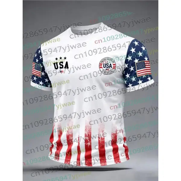 America 250th Anniversary TShirt True To Size Fit Patriotic USA Style - na528S8-094-ZKB-W / 6XL