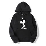 American Cartoon Comics Snoopy Hoodie Women Man Pullover Tops Spring Autumn Men 2024 New Casual Couple Sweatshirt