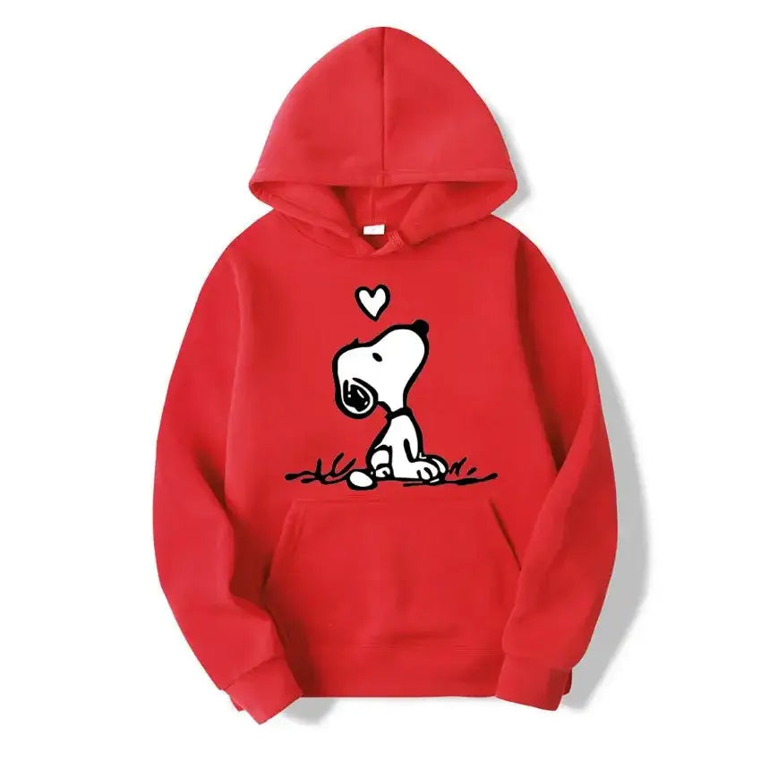 American Cartoon Comics Snoopy Hoodie Women Man Pullover Tops Spring Autumn Men 2024 New Casual Couple Sweatshirt
