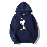 American Cartoon Comics Snoopy Hoodie Women Man Pullover Tops Spring Autumn Men 2024 New Casual Couple Sweatshirt