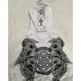 Y2K Hip Hop Zipper Hoodie – Vintage Loose Fleece Casual Unisex Sweatshirt