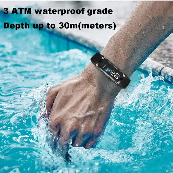 Body Temperature Monitor AMOLED Smartwatch Fitness Tracker