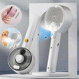 Animal Hair Remover Brush Dog And Cat Steam Brush Pet Self Cleaning Dog Brush Grooming Removes Cat Hairs Cat Dog