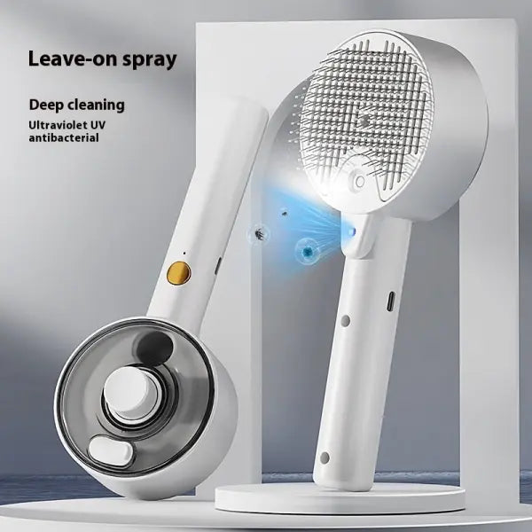 Animal Hair Remover Brush Dog And Cat Steam Brush Pet Self Cleaning Dog Brush Grooming Removes Cat Hairs Cat Dog