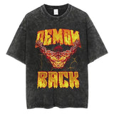 Anime Baki Haman Tshirts Harajuku Vintage 100% Cotton 2024 New Washed T Shirt For Men Hip Hop Streetwear Oversize