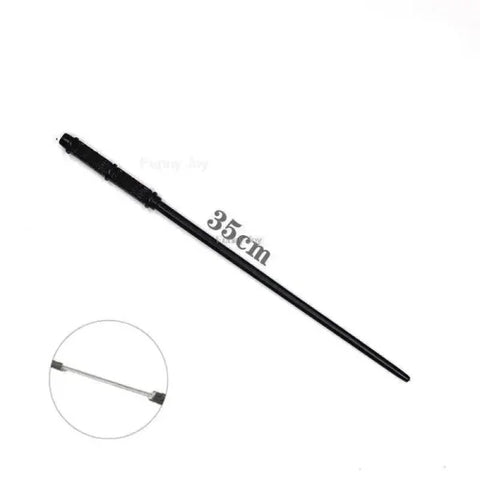 Black telescopic baton 35cm for Anime Cosplay Metal Core Magic Wand enthusiasts