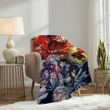 Anime D-Demon S-Slayer To the Hashira Training Blanket Plush Nap Sofa rug for Warm Office Bedroom Birthday Home Travel