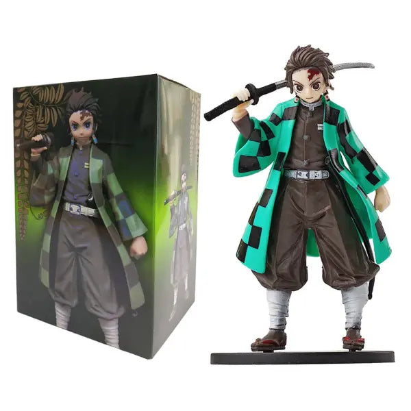 Anime Figure Kamado Tanjirou Nezuko Demon Slayer Figure Action Figures PVC Model Toys Zenitsu Figurine Inosuke Kimetsu