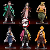 Anime Figure Kamado Tanjirou Nezuko Demon Slayer Figure Action Figures PVC Model Toys Zenitsu Figurine Inosuke Kimetsu