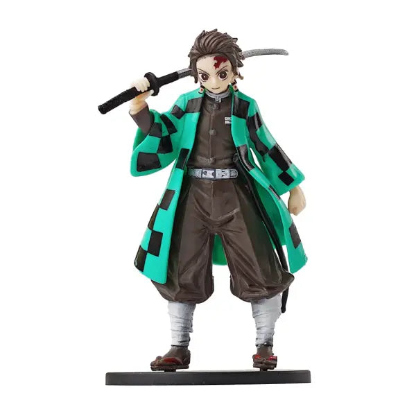 Anime Figure Kamado Tanjirou Nezuko Demon Slayer Figure Action Figures PVC Model Toys Zenitsu Figurine Inosuke Kimetsu