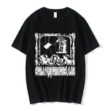 Serial Experiments Lain Anime T-Shirt – Unisex Manga Graphic Sci-Fi Short Sleeve Tee - 03617 / L