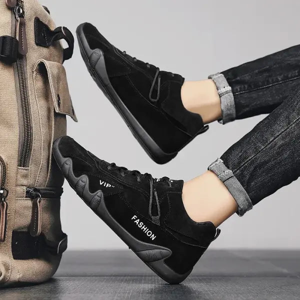 Ankle Boots For Men 2025 Spring Man Casual Sneakers Non Slip Khaki Work Mens Shoe Short Boots Loafers Lace Up