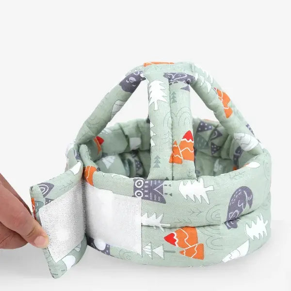 Adjustable Cotton Baby Safety Helmet and Soft Protective Hat