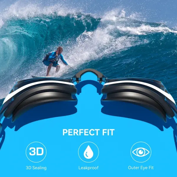 Anti-fog Swim Goggles Adult Size UV Protection No Leaking Eyewear