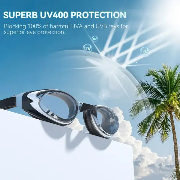Anti-fog Swim Goggles Adult Size UV Protection No Leaking Eyewear