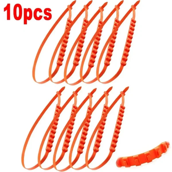 Anti-Skid Snow Chains for Cars and Trucks Winter Emergency 10pcs Set - Himpall