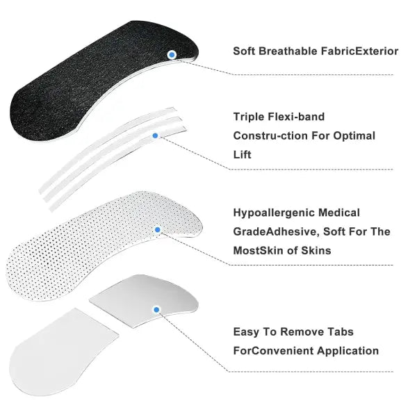 Anti Snoring Nasal Strips Breathable Medium Better Sleep Aid