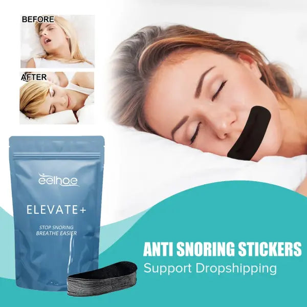 Anti-Snoring Mouth Tape – Nighttime Sleep Strip to Reduce Snoring & Improve Mouth Breathing for Adults