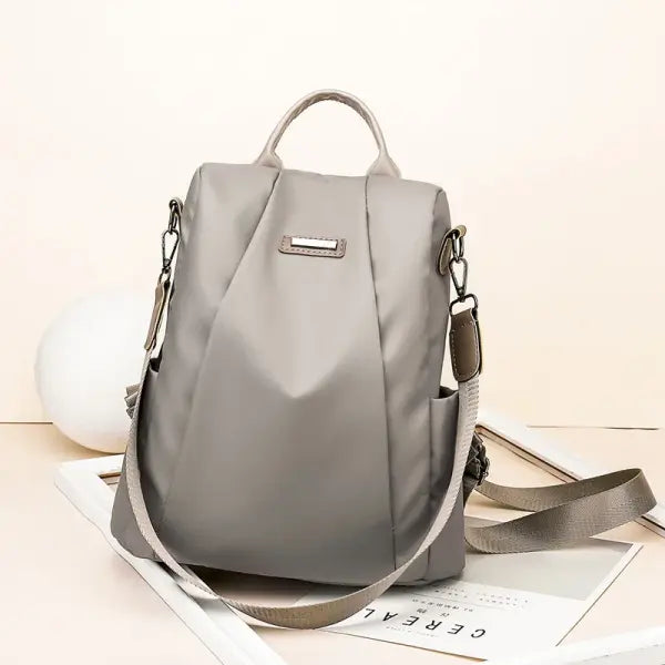 Anti-theft backpack women’s bag 2024 new Korean version trendy fashion bag nylon canvas oxford cloth backpack