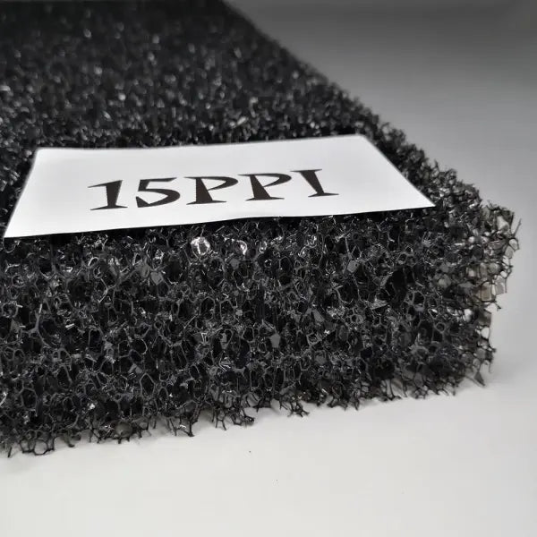 Practical Biochemical Sponge Aquarium Filter Black Foam Pond Filtration & Decoration - 15PPI / 50cmx50cmx4cm