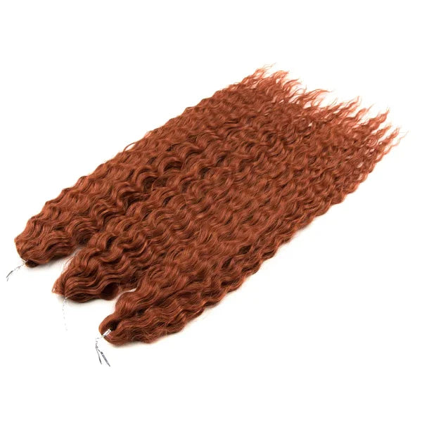 Ariel Synthetic Twist Crochet Hair – 24" Water Wave Braiding Extension - Himpall