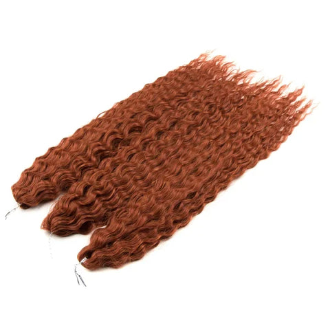 Ariel Synthetic Twist Crochet Hair – 24" Water Wave Braiding Extension - Himpall