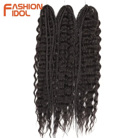 Ariel Synthetic Twist Crochet Hair – 24" Water Wave Braiding Extension - Himpall