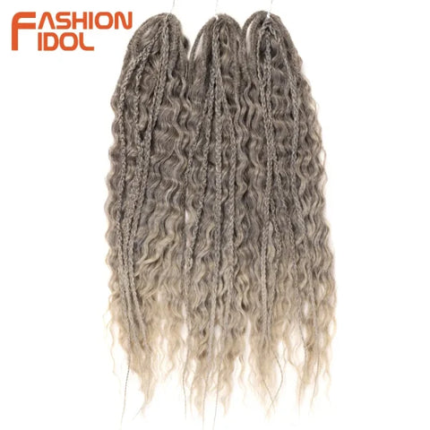 Ariel Synthetic Twist Crochet Hair – 24" Water Wave Braiding Extension - Himpall