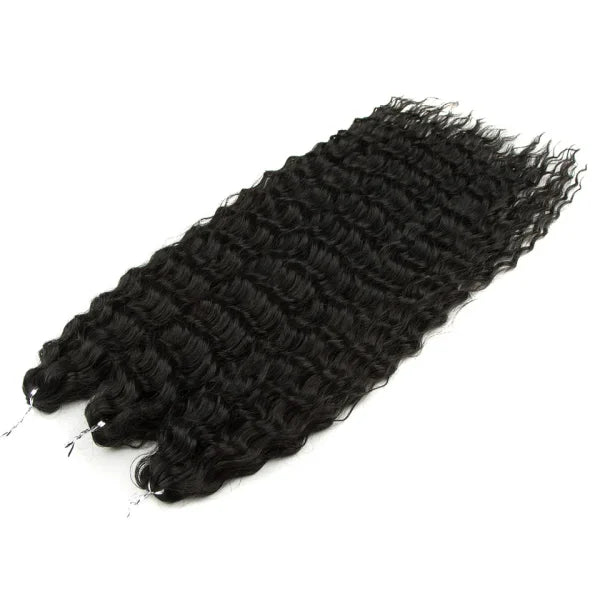 Ariel Synthetic Twist Crochet Hair – 24" Water Wave Braiding Extension - Himpall