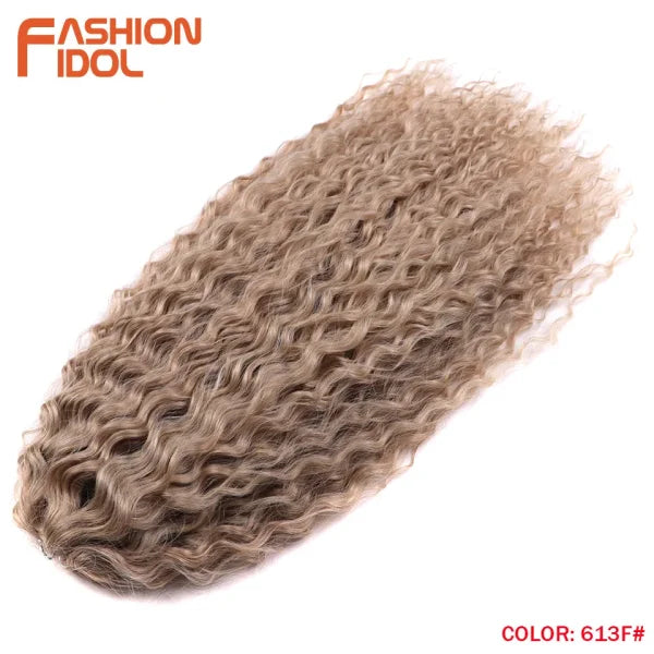 Ariel Synthetic Twist Crochet Hair – 24" Water Wave Braiding Extension - Himpall