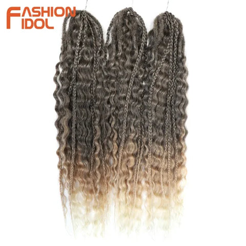 Ariel Synthetic Twist Crochet Hair – 24" Water Wave Braiding Extension - Himpall