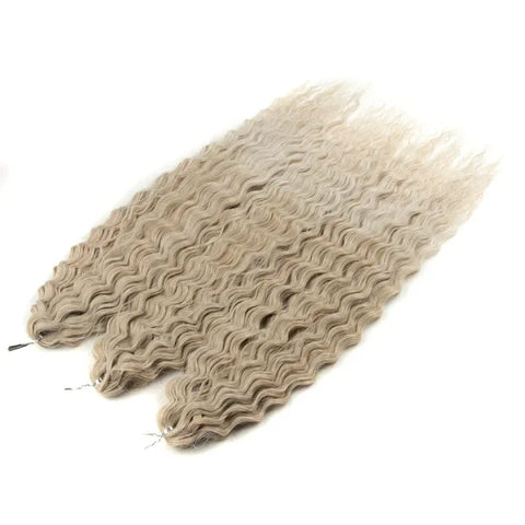 Ariel Synthetic Twist Crochet Hair – 24" Water Wave Braiding Extension - Himpall
