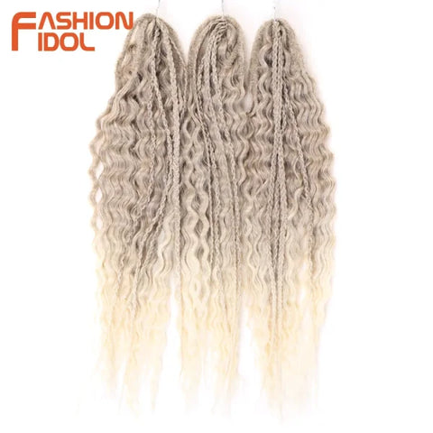 Ariel Synthetic Twist Crochet Hair – 24" Water Wave Braiding Extension - Himpall