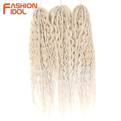 Ariel Synthetic Twist Crochet Hair – 24" Water Wave Braiding Extension - Himpall